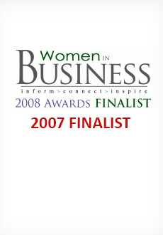 Women in Business 2007 and 2008 Finalist
